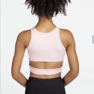 Blush Slash Band Crop Top